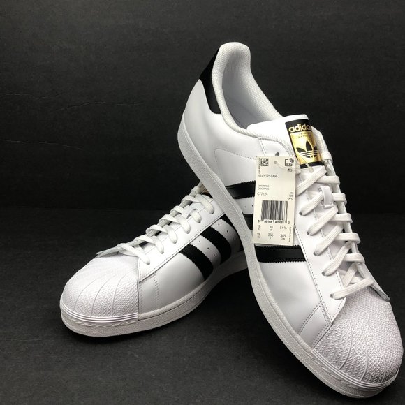 NWB ADIDAS SUPERSTAR Men Leather Snackers - Picture 2 of 5